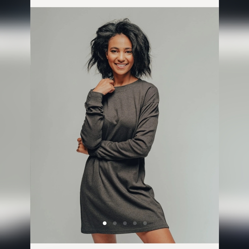 The Normal Brand Sweater Dress Size Medium TAN